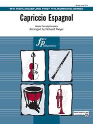 Capriccio Espagnol Orchestra sheet music cover Thumbnail